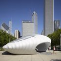 Burnham Pavilion / Zaha Hadid Architects - Pavilion, Facade, Arch, Cityscape