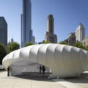 Burnham Pavilion / Zaha Hadid Architects - Pavilion, Facade, Cityscape