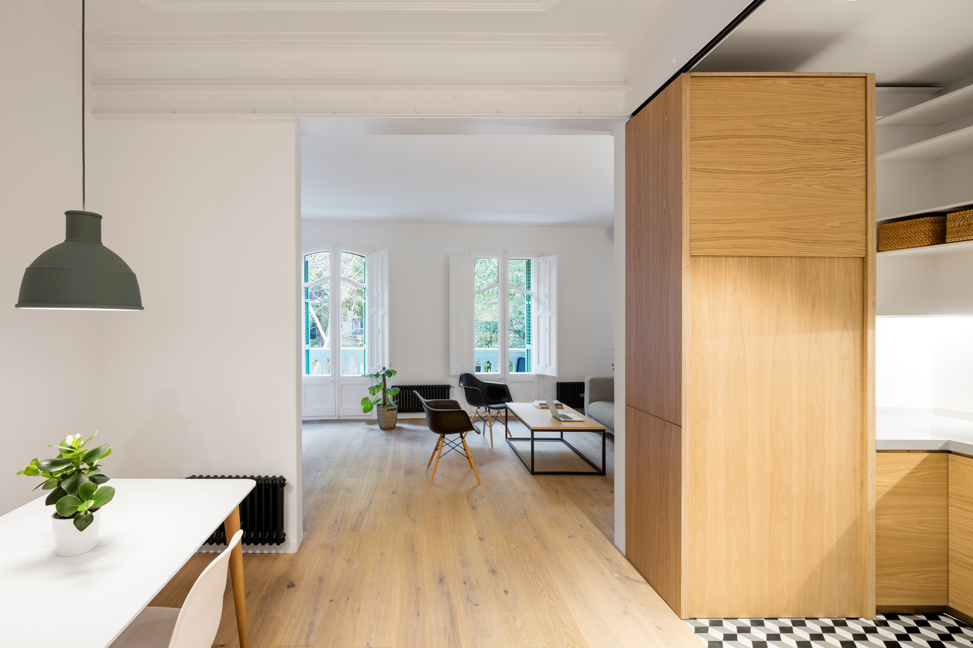 Stunning Architectural Apartment Renovation Materials image