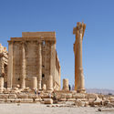 这个3D模型揭示了“伊斯兰国”组织（ISIS）对帕尔米拉Bel神庙（Palmyra's Temple of Bel）的破坏程度 - Image 4 of 4