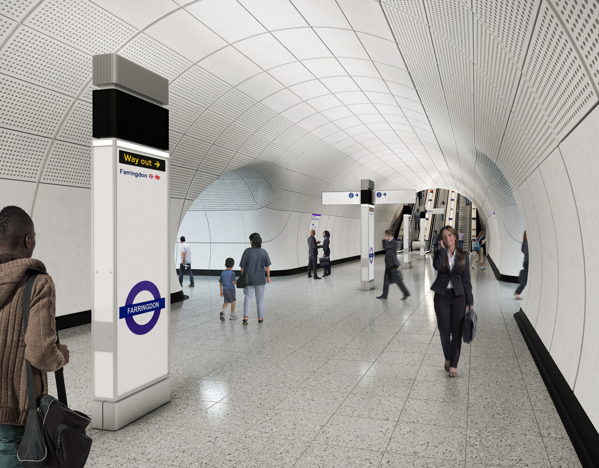 Gallery of Crossrail Unveils New Station Designs for London's Elizabeth