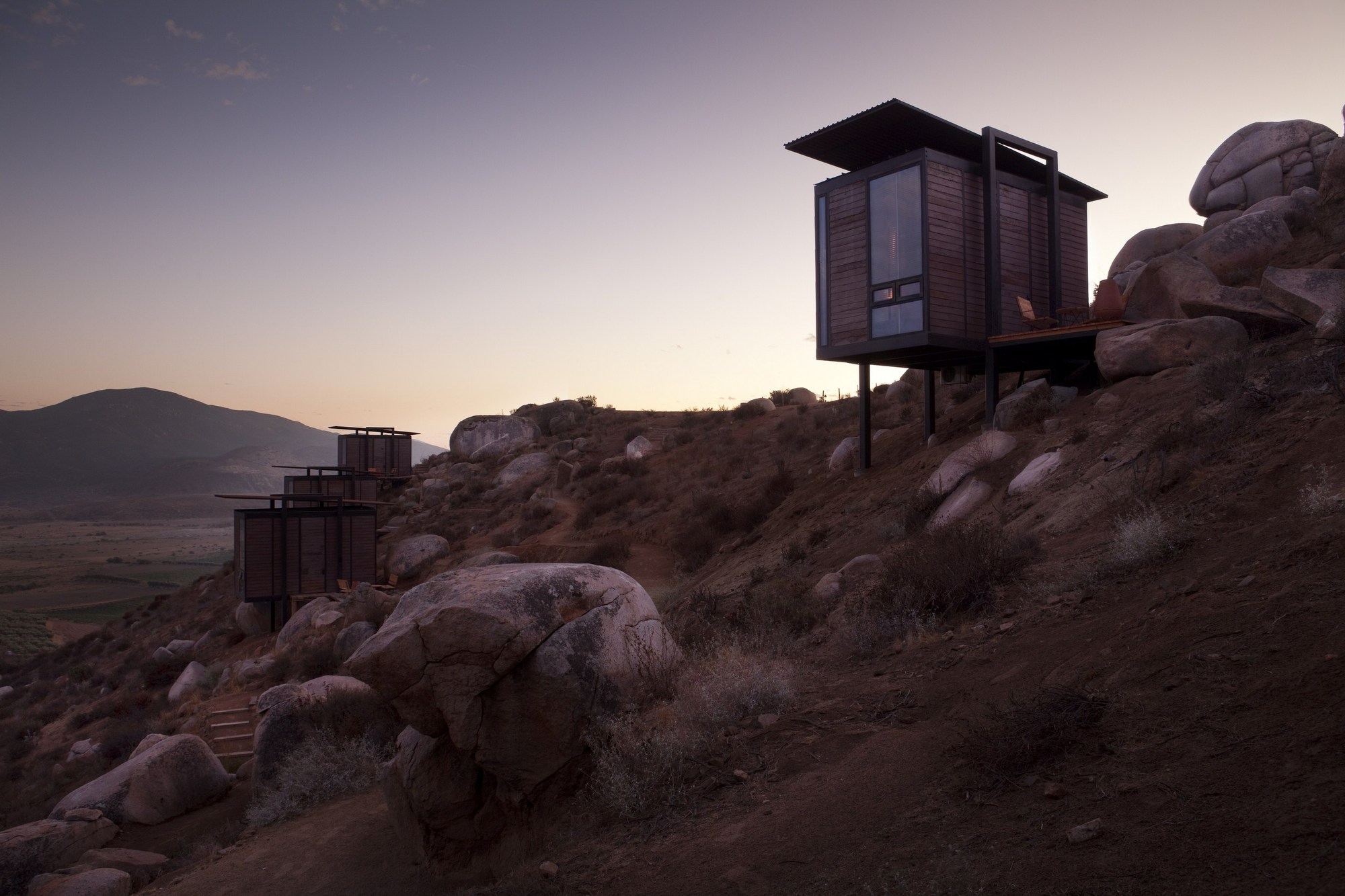 メキシコ・ワイン産地の小屋の宿「Encuentro Guadalupe Hotel（Endémico Resguardo Silvestre）」の写真 7/8