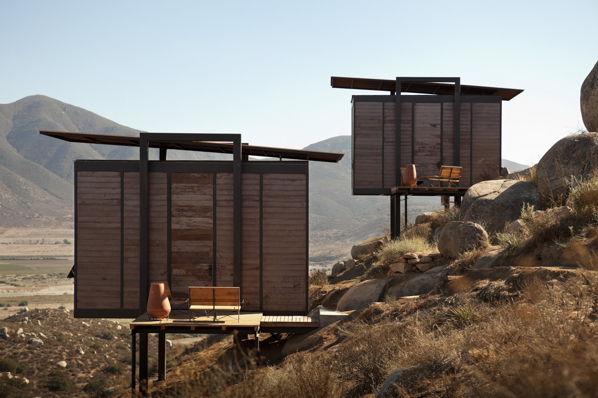 メキシコ・ワイン産地の小屋の宿「Encuentro Guadalupe Hotel（Endémico Resguardo Silvestre）」の写真 2/8