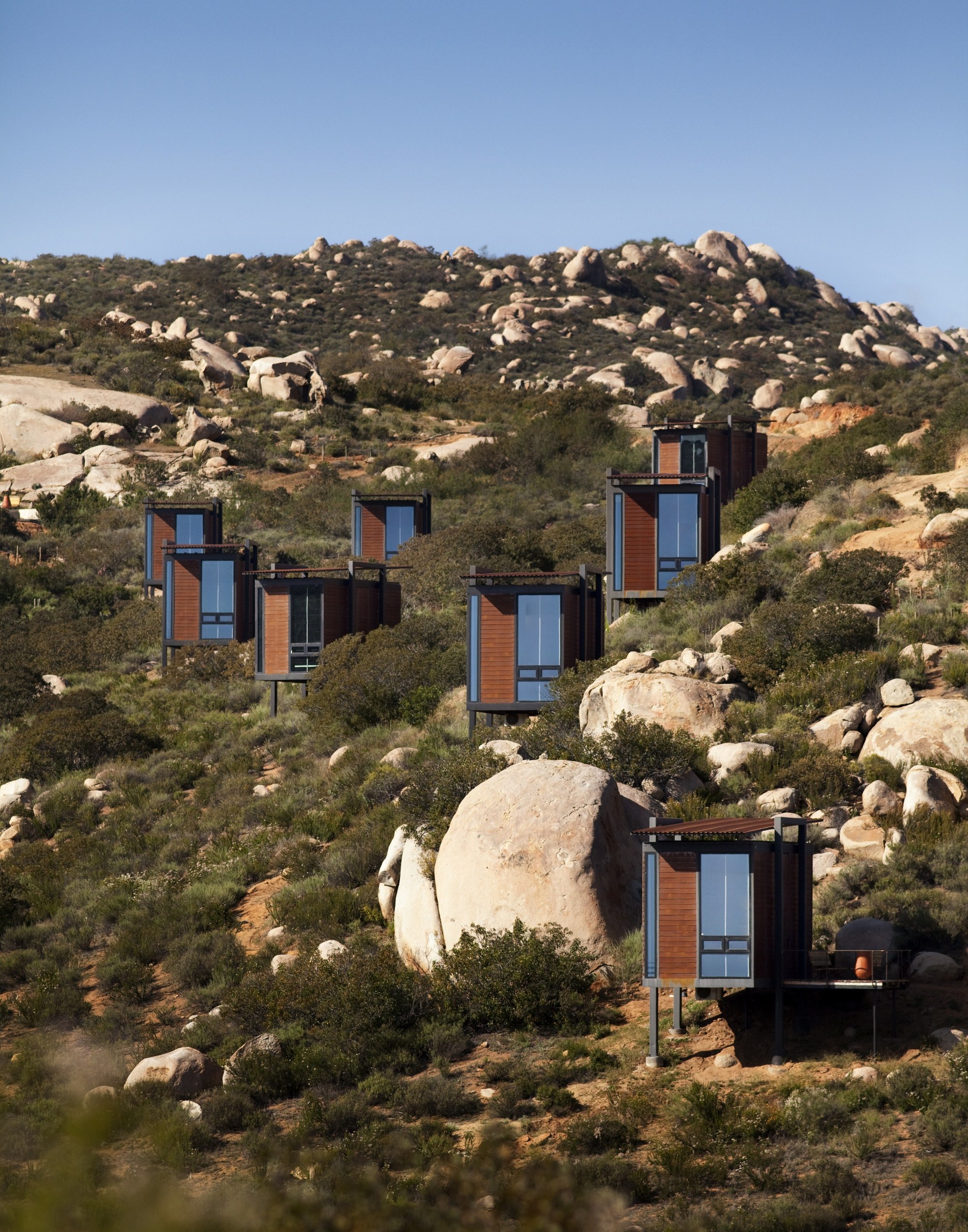 メキシコ・ワイン産地の小屋の宿「Encuentro Guadalupe Hotel（Endémico Resguardo Silvestre）」の写真 6/8