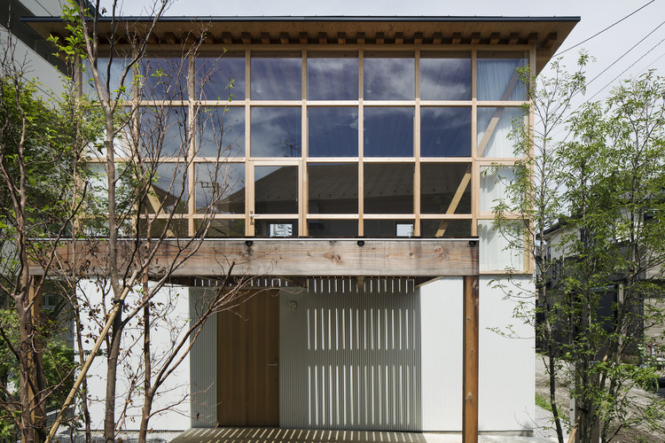 Module Grid House  / Tetsuo Yamaji Architects - Houses, Facade, Door