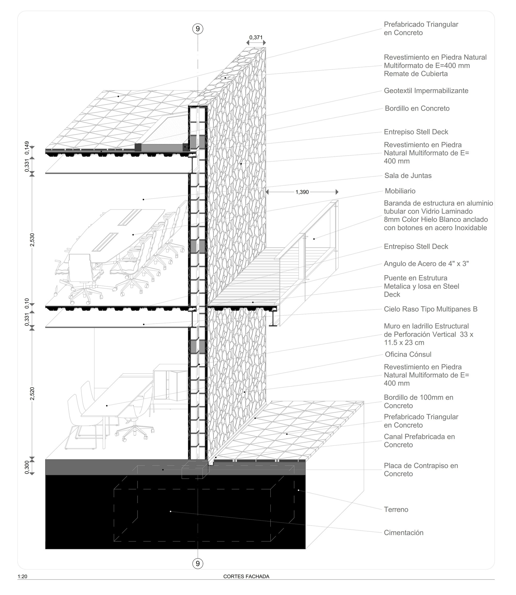 Galería de Embajada de Ecuador / Arquiteck & Asociados 18