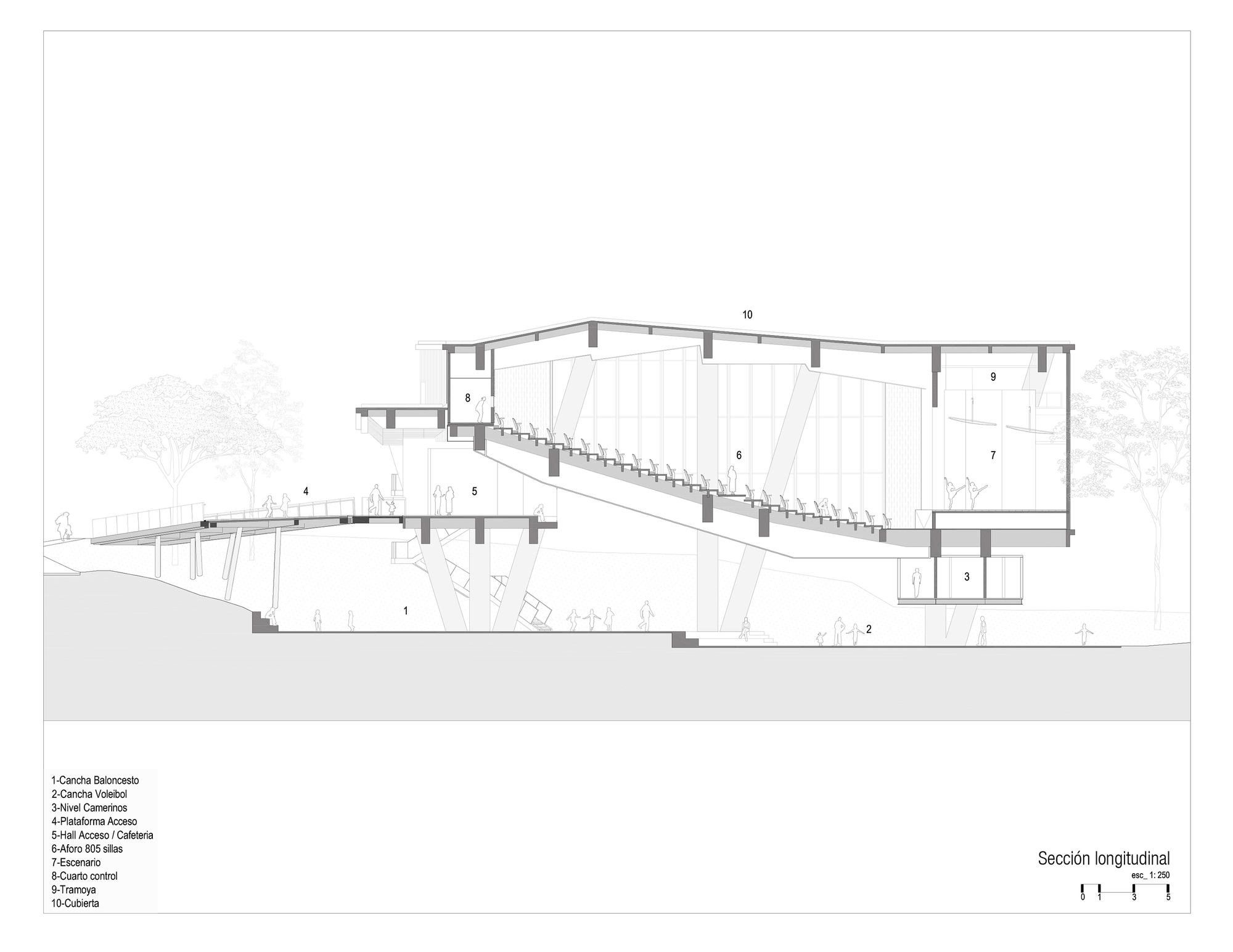 Longitudinal Plan Building Longitudinal Plan Building