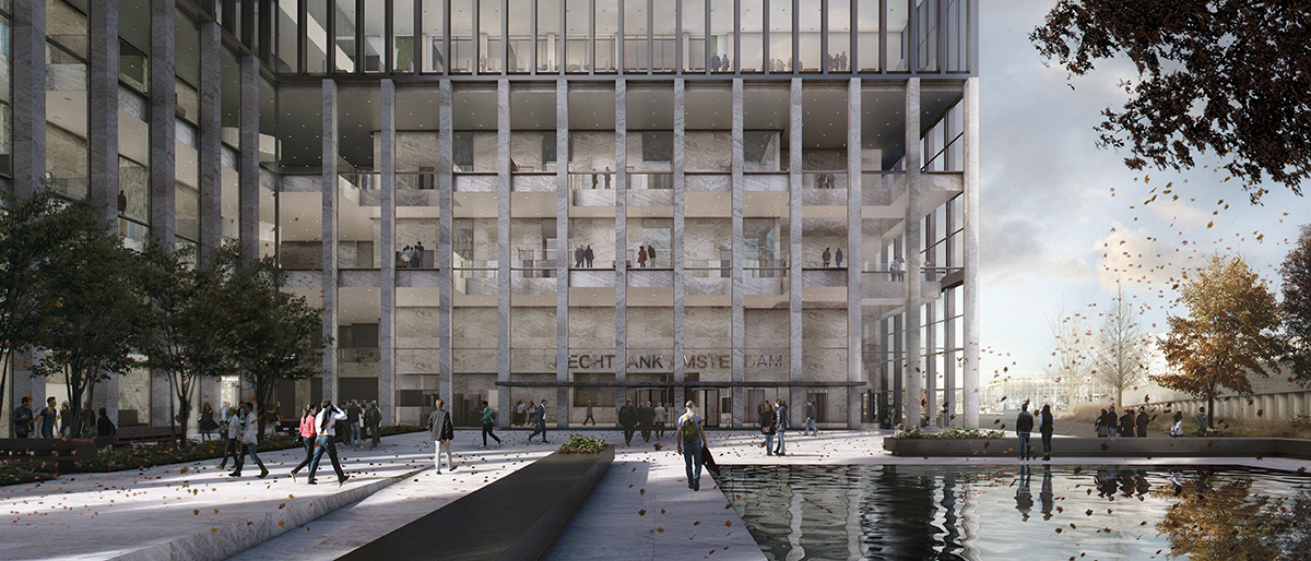 KAAN Architecten gana concurso para diseñar nuevo Tribunal de Ámsterdam - Imagen 3 de 20