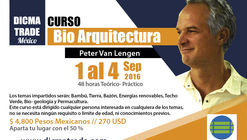 Curso de Bio Arquitectura /  Peter van Lengen