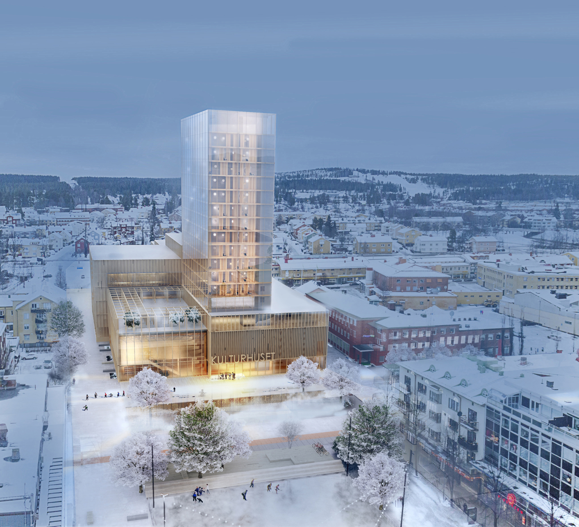White Arkitekter Designs Nordic Region's Tallest Timber Building for