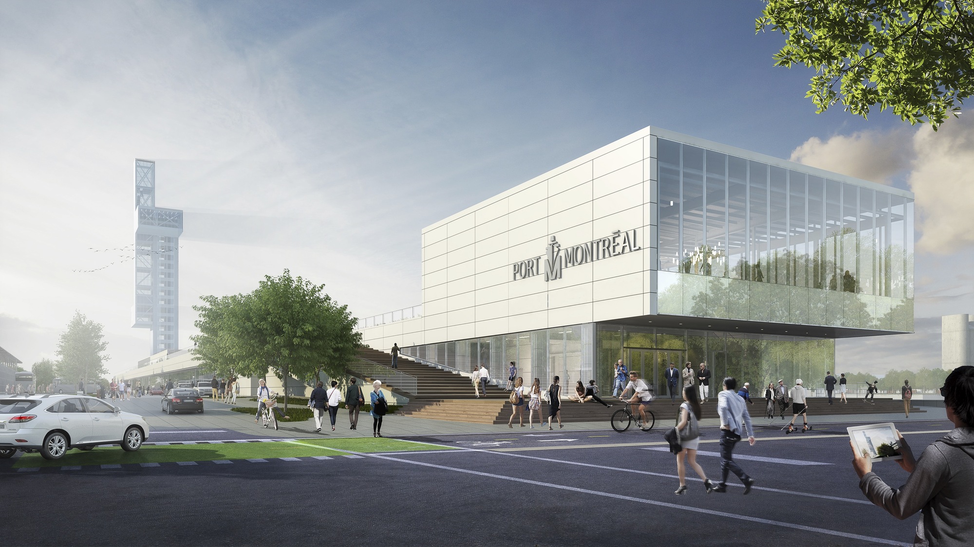 Provencher Roy Unveil Plans For Montreal Port Terminal Archdaily Portv una mirada a la television. montreal port terminal