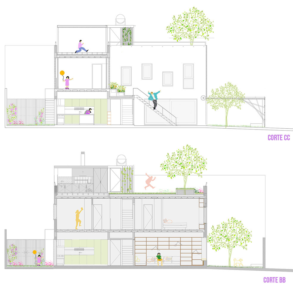 Gallery Of Casa Cinco Patios Ana Rascovsky Arqs 15
