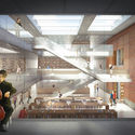 KAAN Architecten Integrates Historic School into New Library & Performing Arts Center  - Handrail, Beam, Stairs