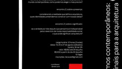 Curso "Rumos Contemporâneos: Três sinais para a arquitetura"
