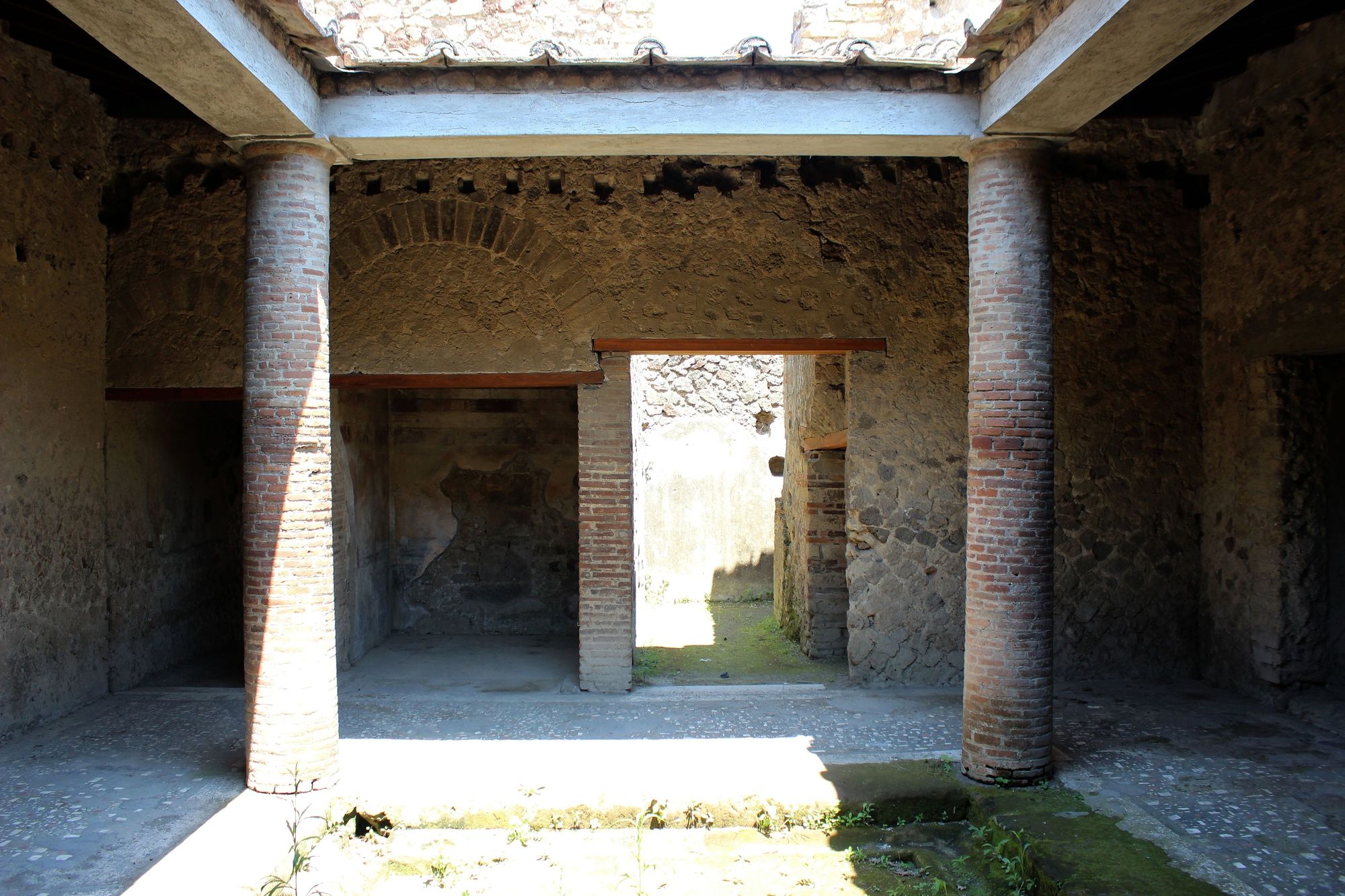 Gallery of Pompeii’s Most Famous House, the Villa of Mysteries, is at