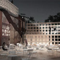 Mailitis A.I.I.M. Transforms Old Brewery in Latvia Into Science and Arts Hub - Courtyard, Facade, Lighting, Chair
