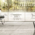 Tomas Ghisellini Architects Propose Shimmering Extension to the Italian Institute of Culture in Paris - Table, Chair