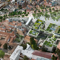 Conoce el futuro centro cívico universitario diseñado por Konrad Brunner y Cristián Undurraga en Bogotá - Universidad, Fachada, Urbano