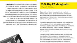 Mesa de Diálogo + Workshop por P A L M A / Ciudad de México