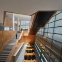 Dazhou Public Library / China Southwest Architectural Design and Research Institute - Library, Stairs, Handrail, Door, Facade