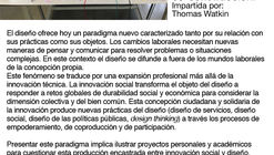 Conferencia CCAU Innovación social y diseño: hacia una co-construcción / Guadalajara