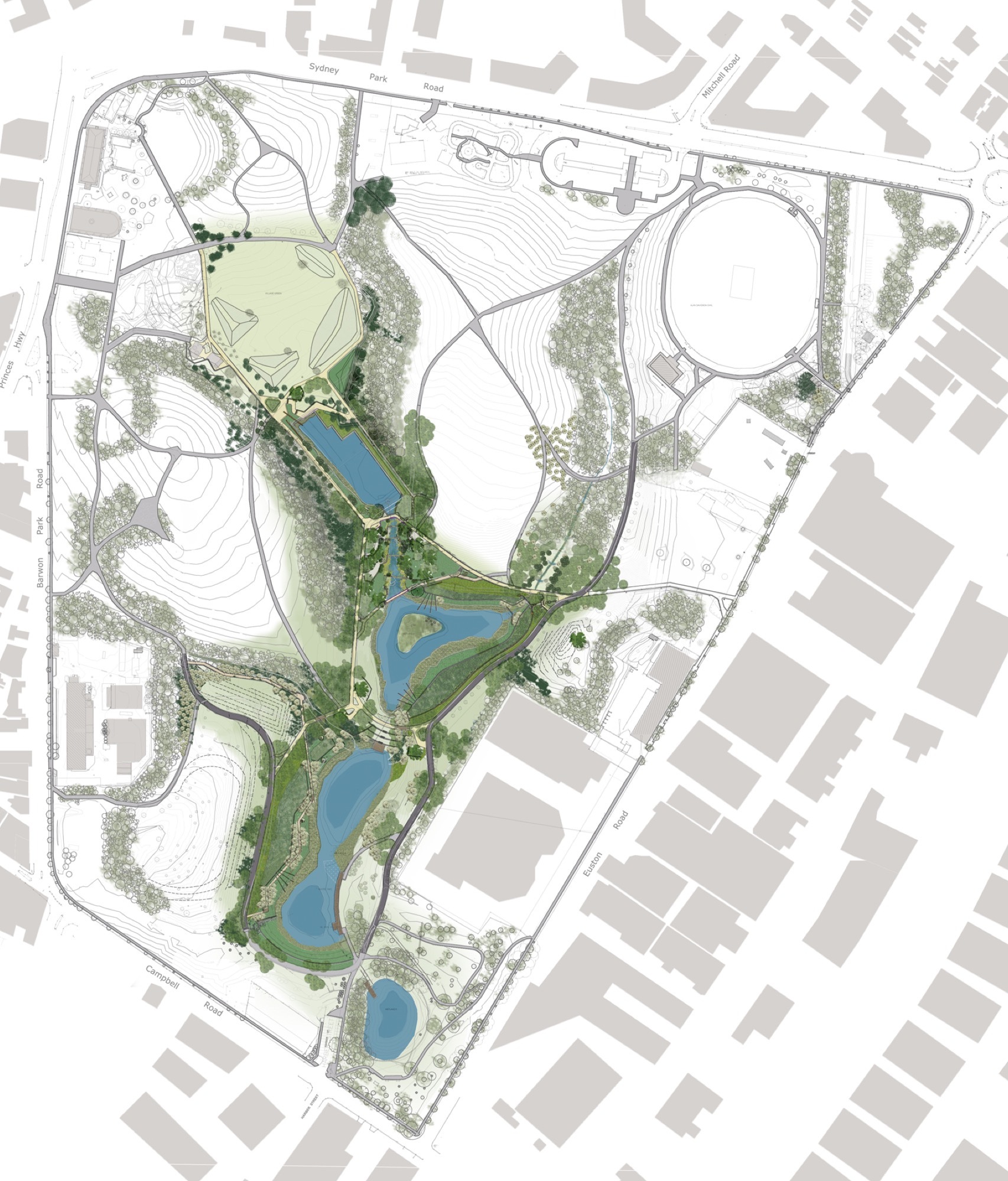 Gallery of Sydney Park Water ReUse Project / Turf Design