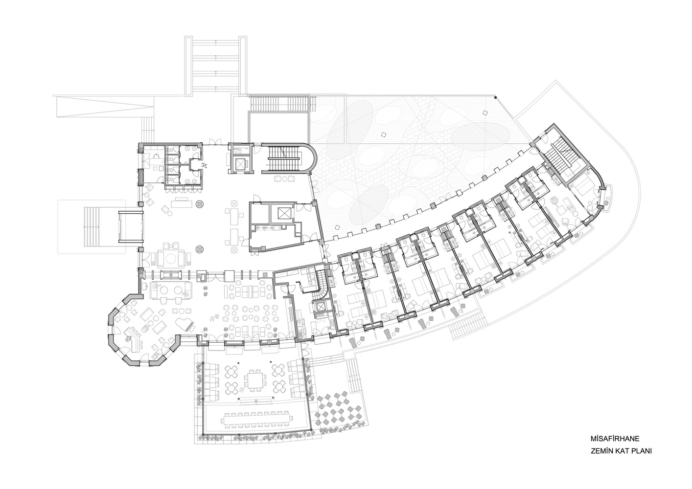 Gallery Of Vinero Winery And Hotel Cm Mimarlik 31 Vinero Winery And Hotel Ground Floor Plan