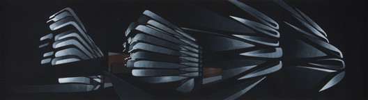The Creative Process of Zaha Hadid, As Revealed Through Her Paintings - Image 23 of 34