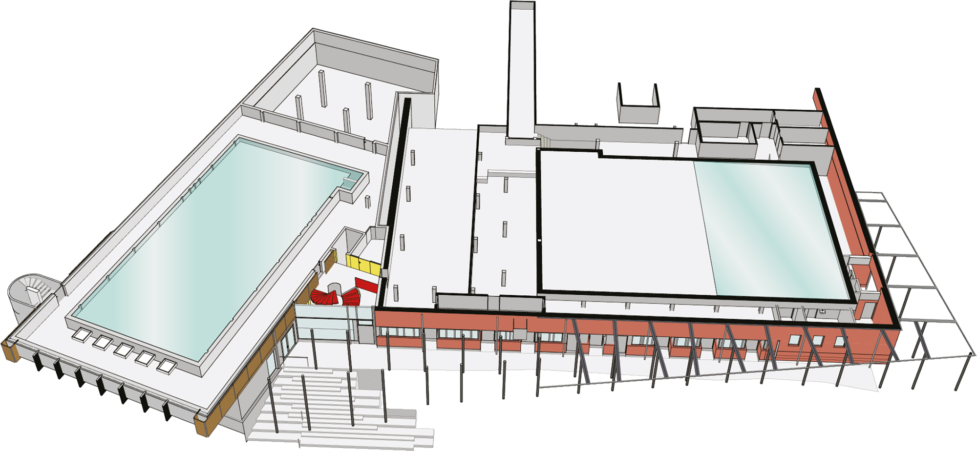 Gallery Of Indoor Swimming Pool For Sundbyberg Urban Design 28 Gallery Of Indoor Swimming Pool For