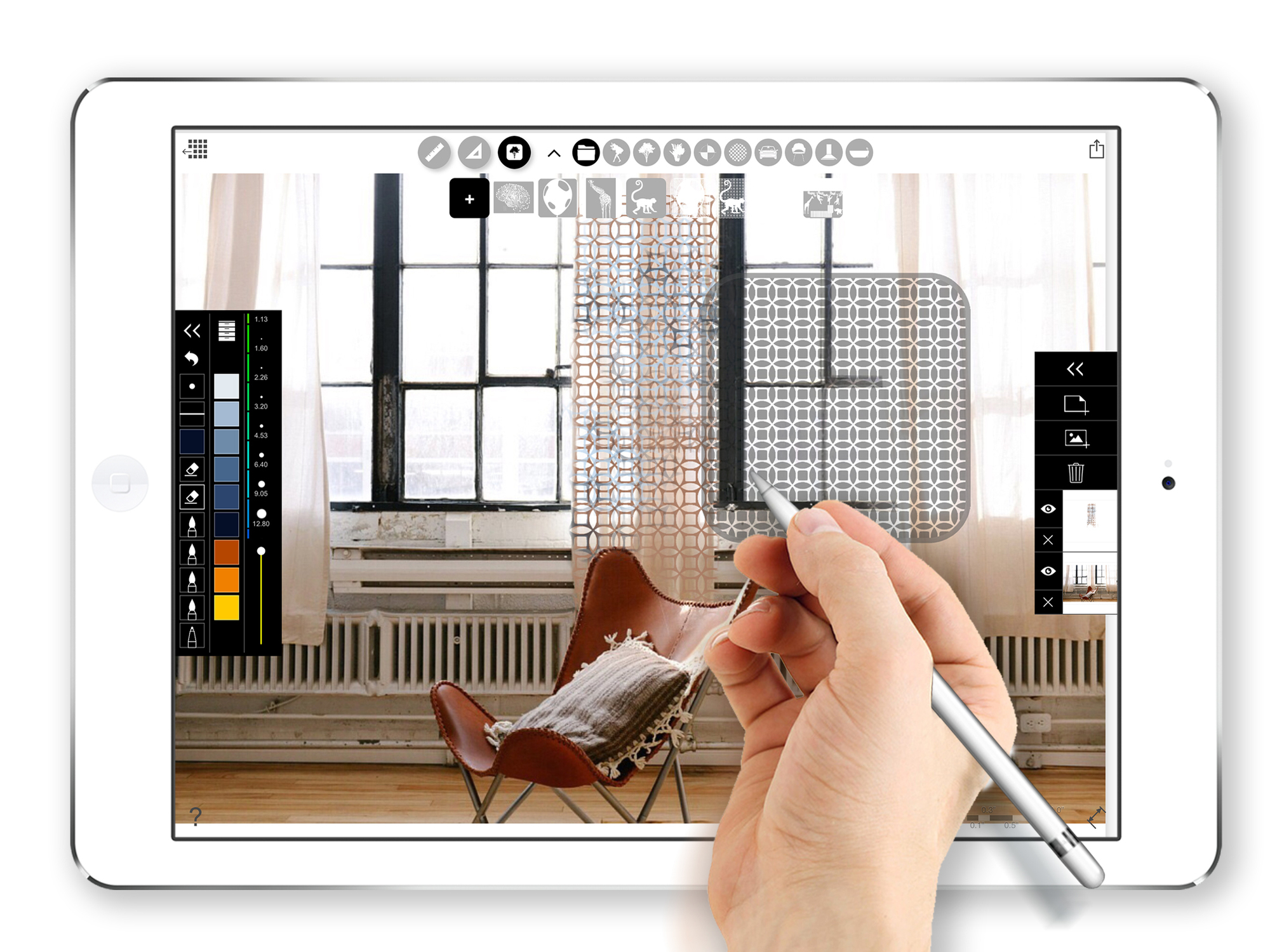 Gallery of The Stencil App That Gives You Custom Stencil Tools for