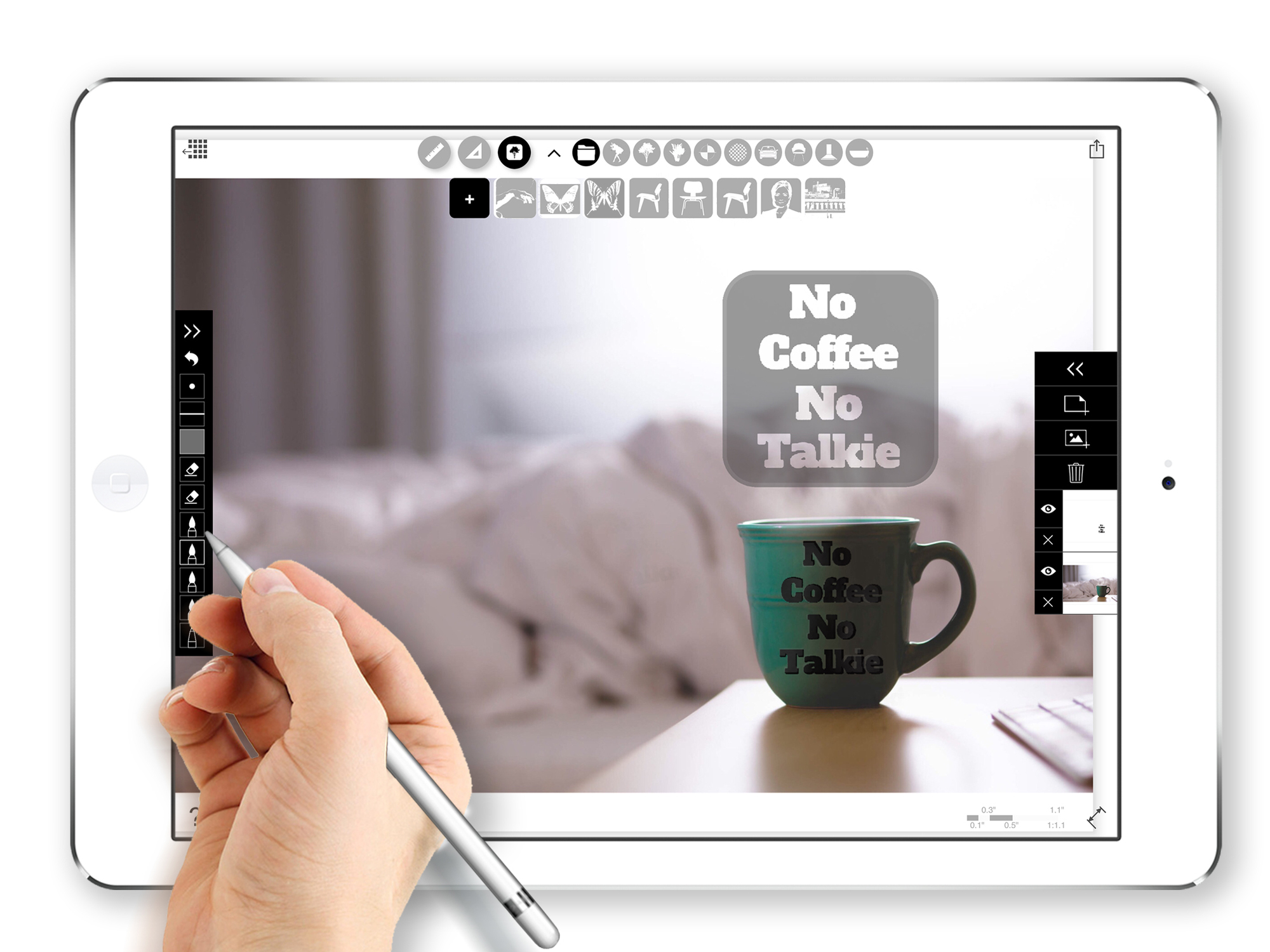 Galería de 'Stencil App' te da las herramientas para crear en segundos tus stencils