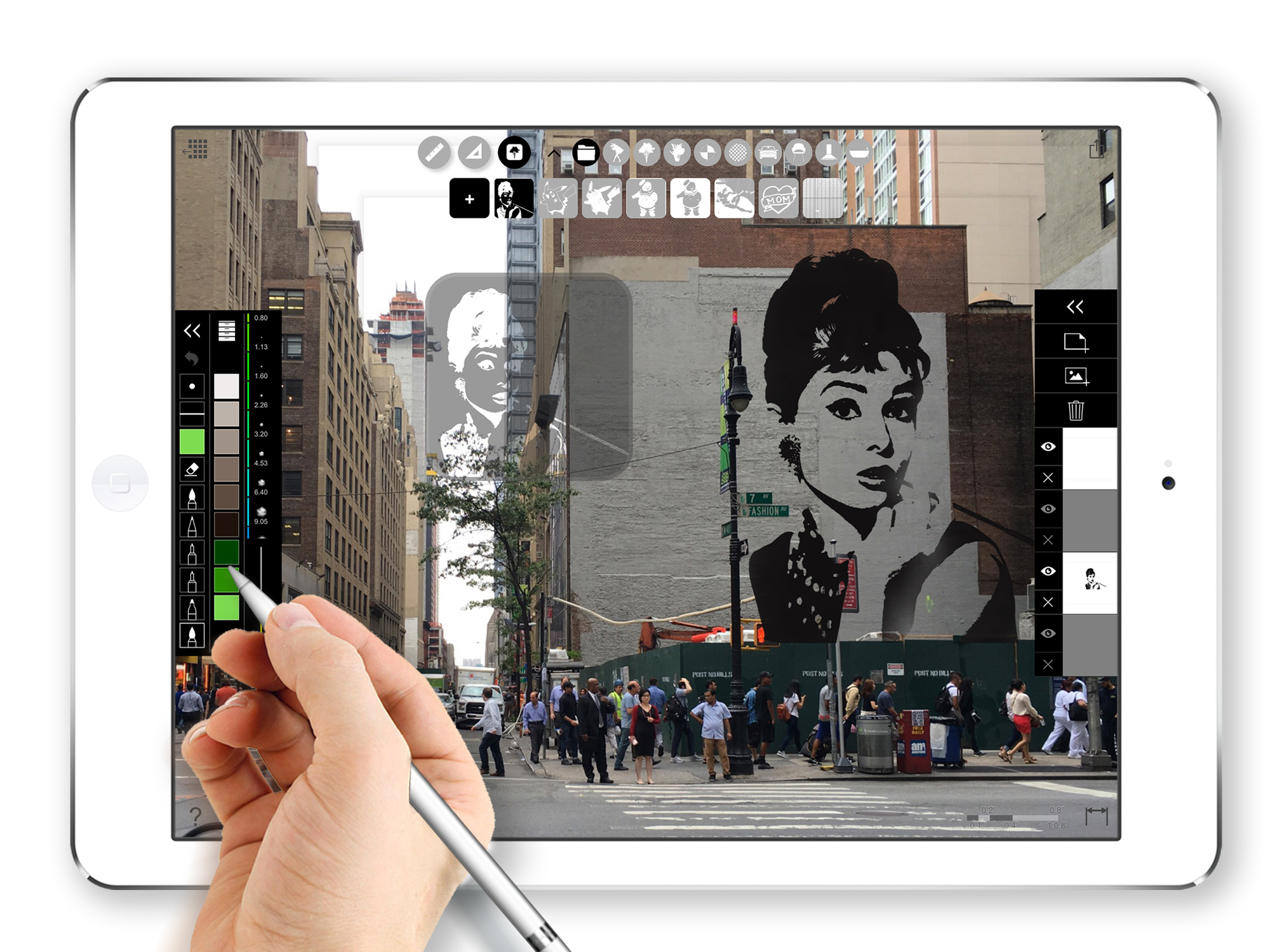 Gallery of The Stencil App That Gives You Custom Stencil Tools for