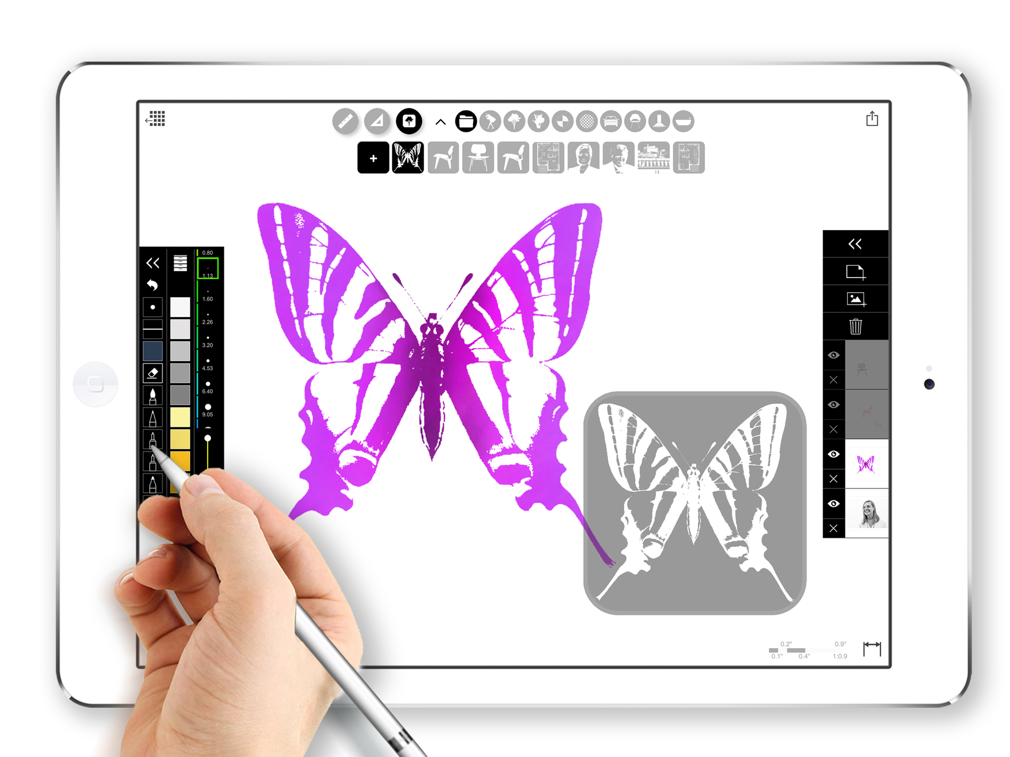Galería de 'Stencil App' te da las herramientas para crear en segundos