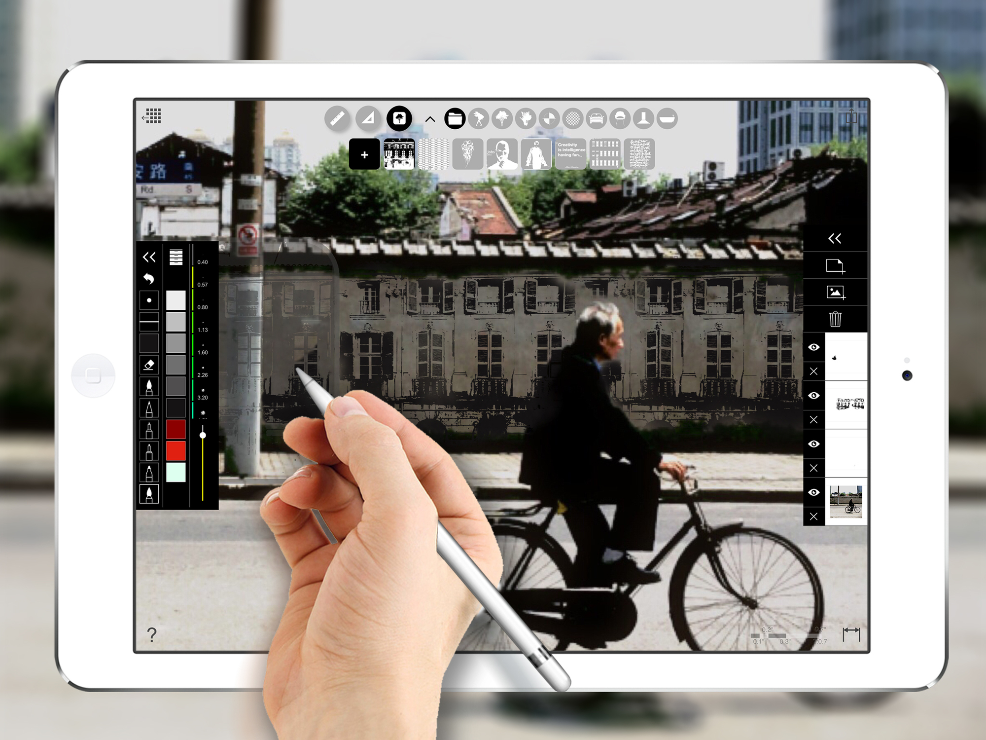 Galería de 'Stencil App' te da las herramientas para crear en segundos tus stencils