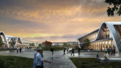 Form4 Architecture Breaks Ground on Sustainable Technology Park with Sweeping Curves 