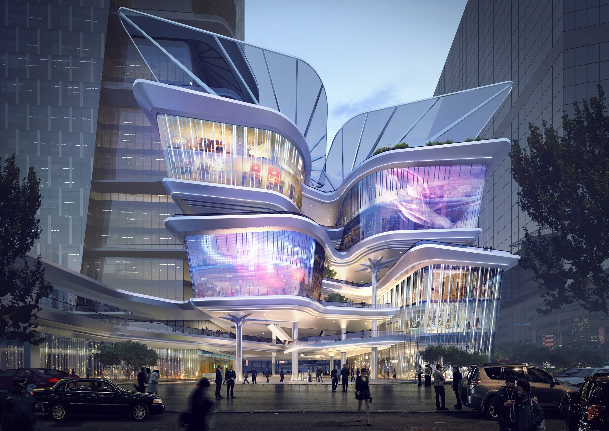 Aedas Reveal Dynamic New Design For The Shenzhen Luoho
