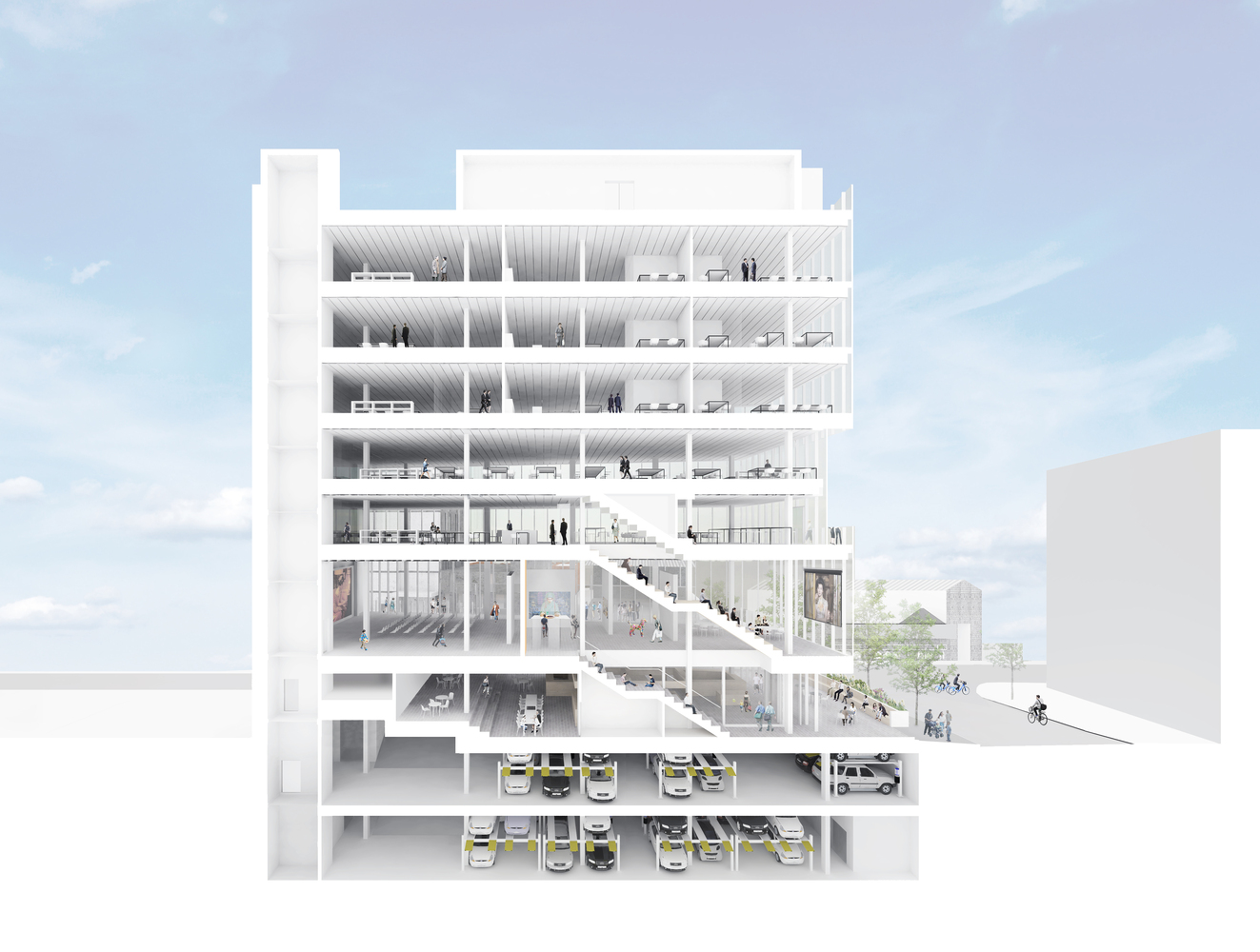 Gallery of Leong Leong + JCJ Architecture Unveil Design of The Center ...