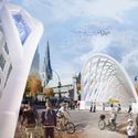 Inflatable Arches Chosen to Reimagine St. Catherine Street Construction Site - Facade, Arch, Lighting