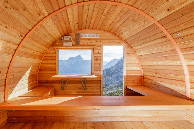 Alpine Shelter “Bivak II na Jezerih” / AO - Windows, Beam, Arch