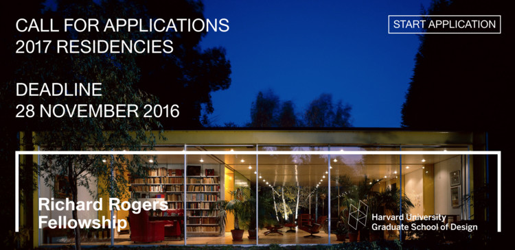Call for Applications: Richard Rogers Fellowship 2017