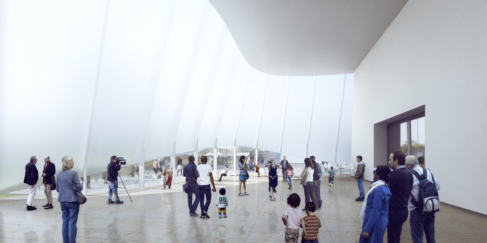 画廊 哈尔滨之后,北京将迎来MAD的又一力作:爱乐乐团音乐厅 / MAD Architects - 1
