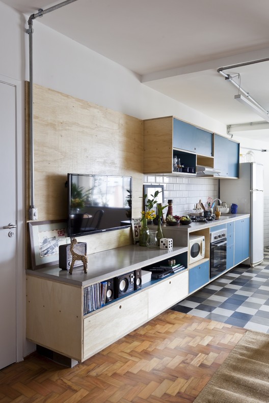 Apartamento Roosevelt / INÁ Arquitetura - Bancada, Cozinha, Pia