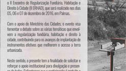 II Encontro de Regularização Fundiária, Habitação e Direito à Cidade (II ERHAD)