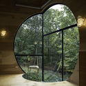 Ex of In House / Steven Holl Architects - Houses, Arch, Handrail, Facade, Stairs, Beam, Door, Forest