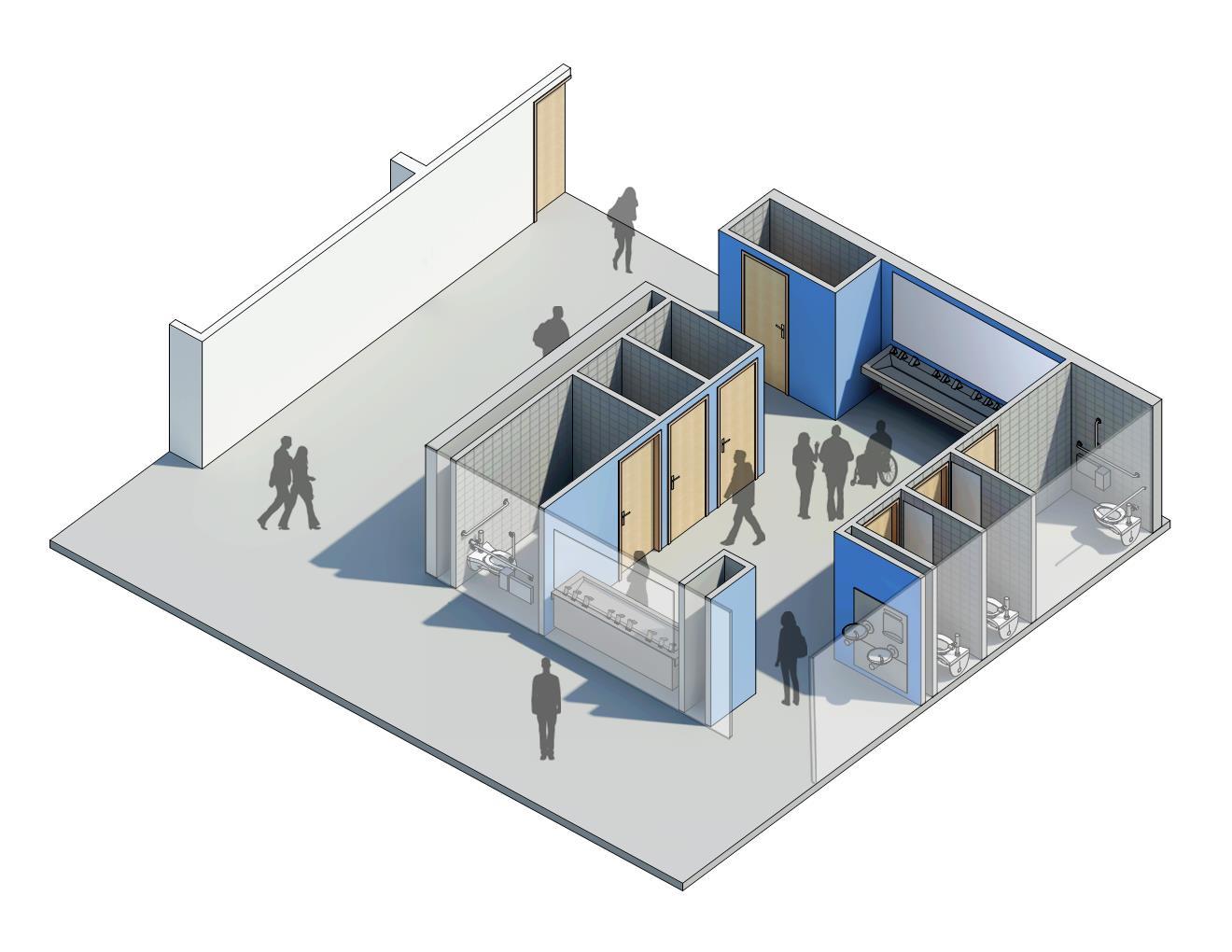 Gallery of How to Design School Restrooms for Increased Comfort, Safety