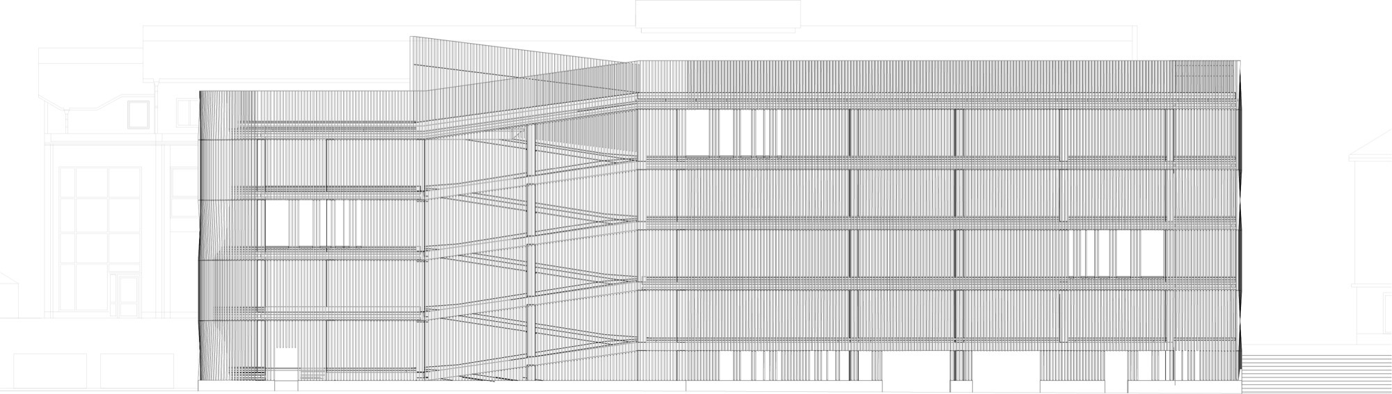 Gallery of The Parking Garage that Moonlights as a Sledding Slope