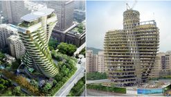 Vincent Callebaut Architectures' Double Helix Eco-Tower Takes Shape in Taiwan