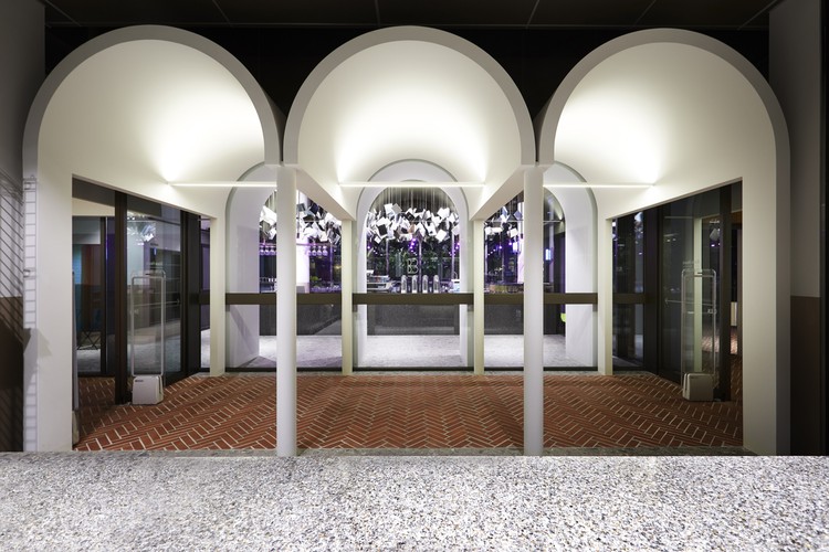 Near My [B] / Le Sixieme - Cultural Center, Facade, Door, Column, Arch, Arcade