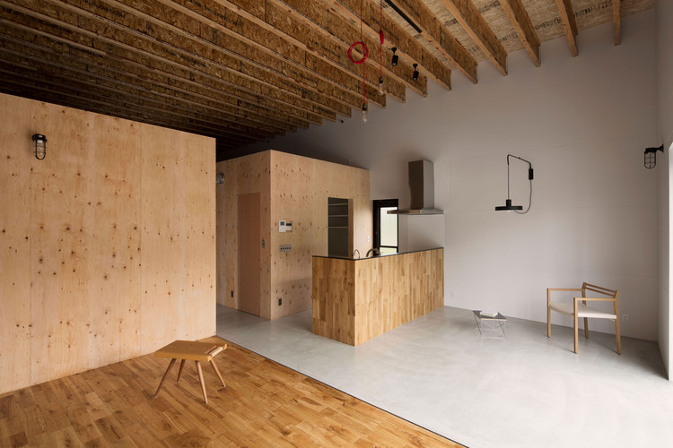 Loft House  / CAPD - Wood, Beam, Chair