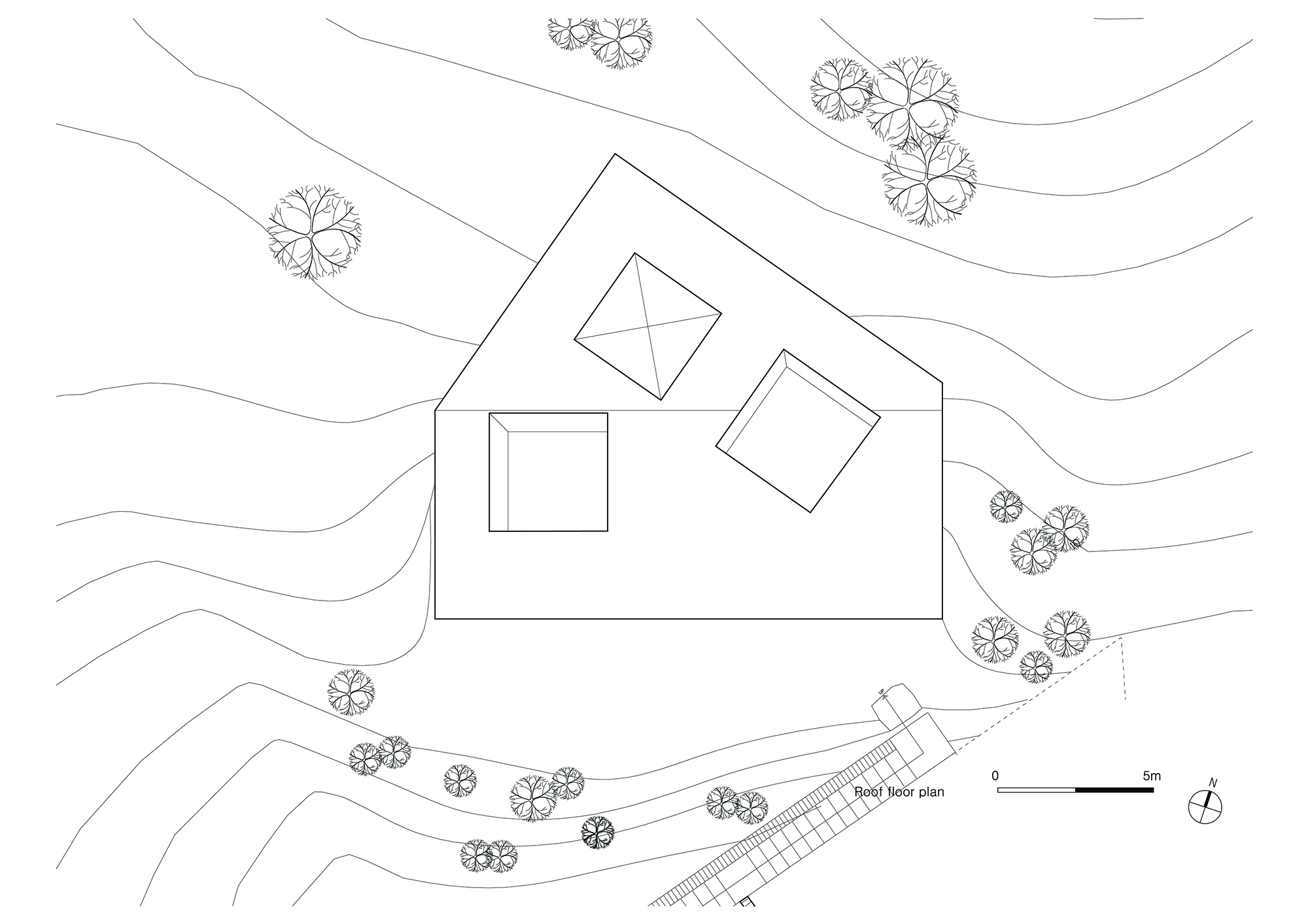 Gallery of Tilt Roof House / BCHO Architects 35